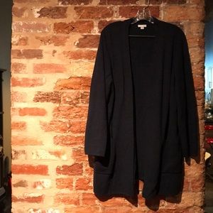 Long line J Jill warm winter cardigan